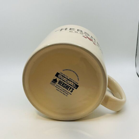 Hershey's Chocolate Jumbo Ceramic Coffee Mug Large 5" Galerie With Teddy Bear - Picture 6 of 9